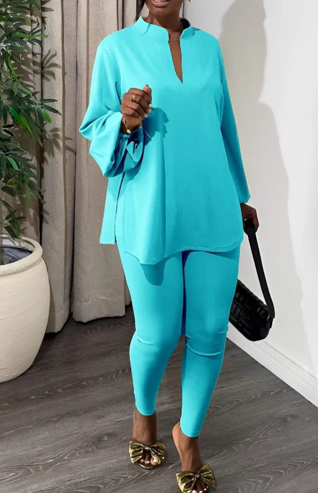 Top Tights Fashion Temperament Twinset