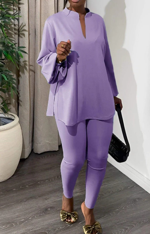 Top Tights Fashion Temperament Twinset