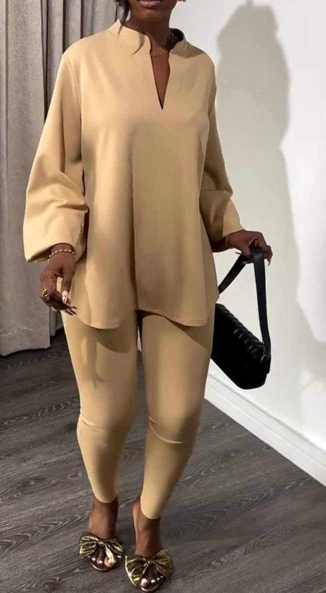 Top Tights Fashion Temperament Twinset