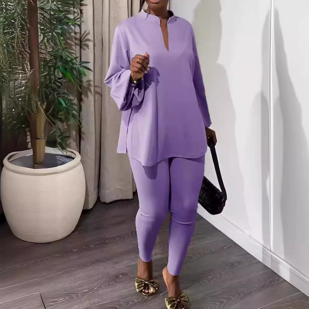 Top Tights Fashion Temperament Twinset