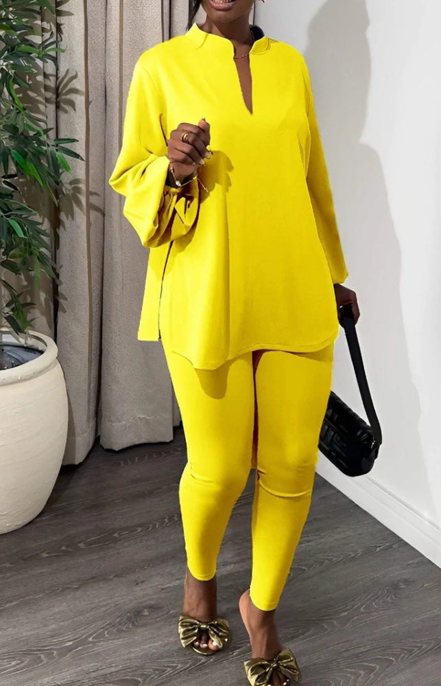 Top Tights Fashion Temperament Twinset