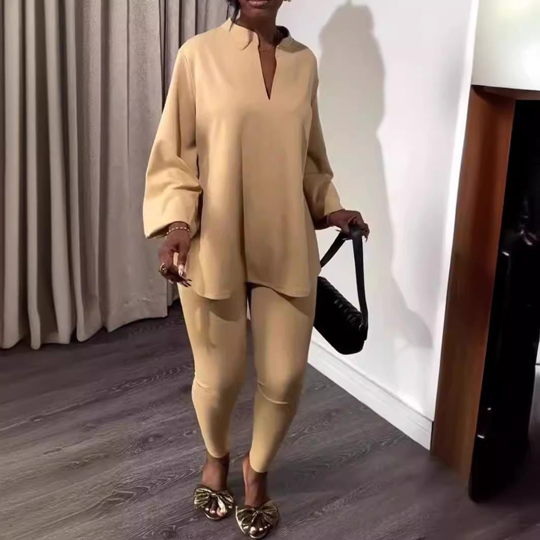 Top Tights Fashion Temperament Twinset