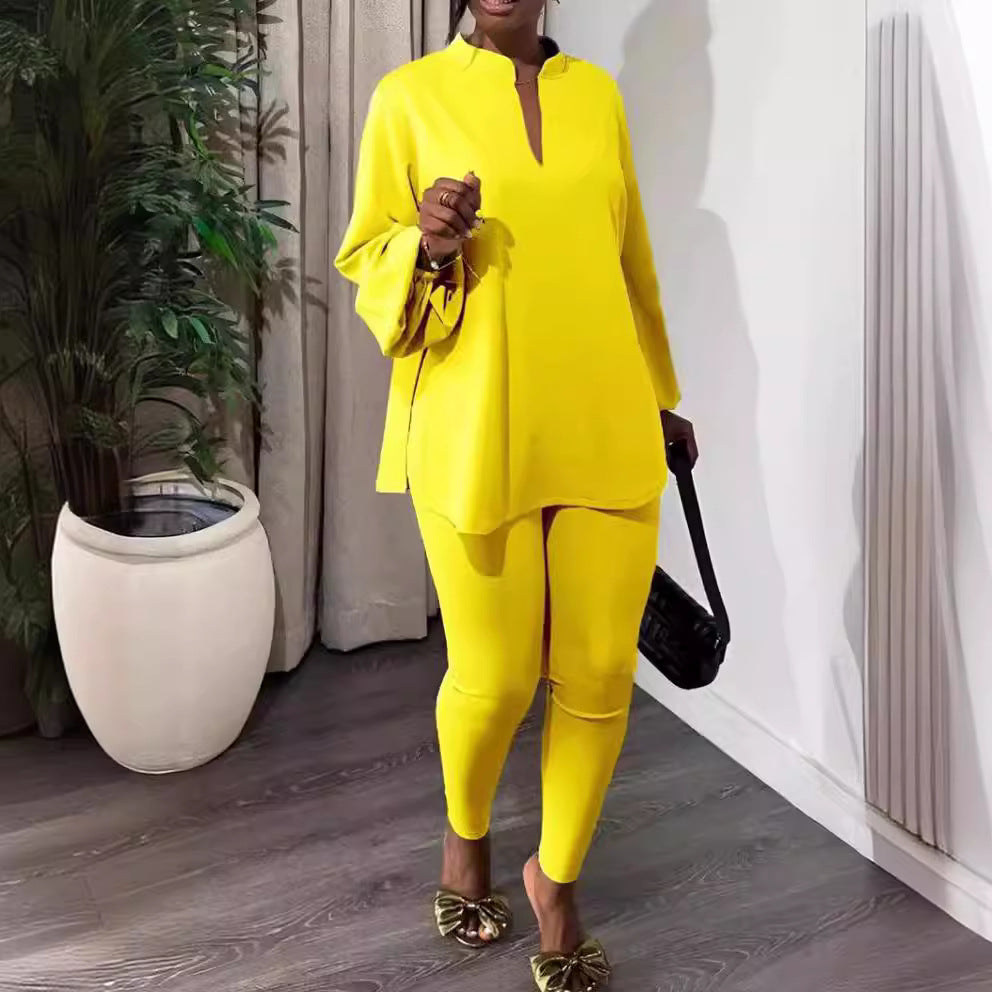 Top Tights Fashion Temperament Twinset